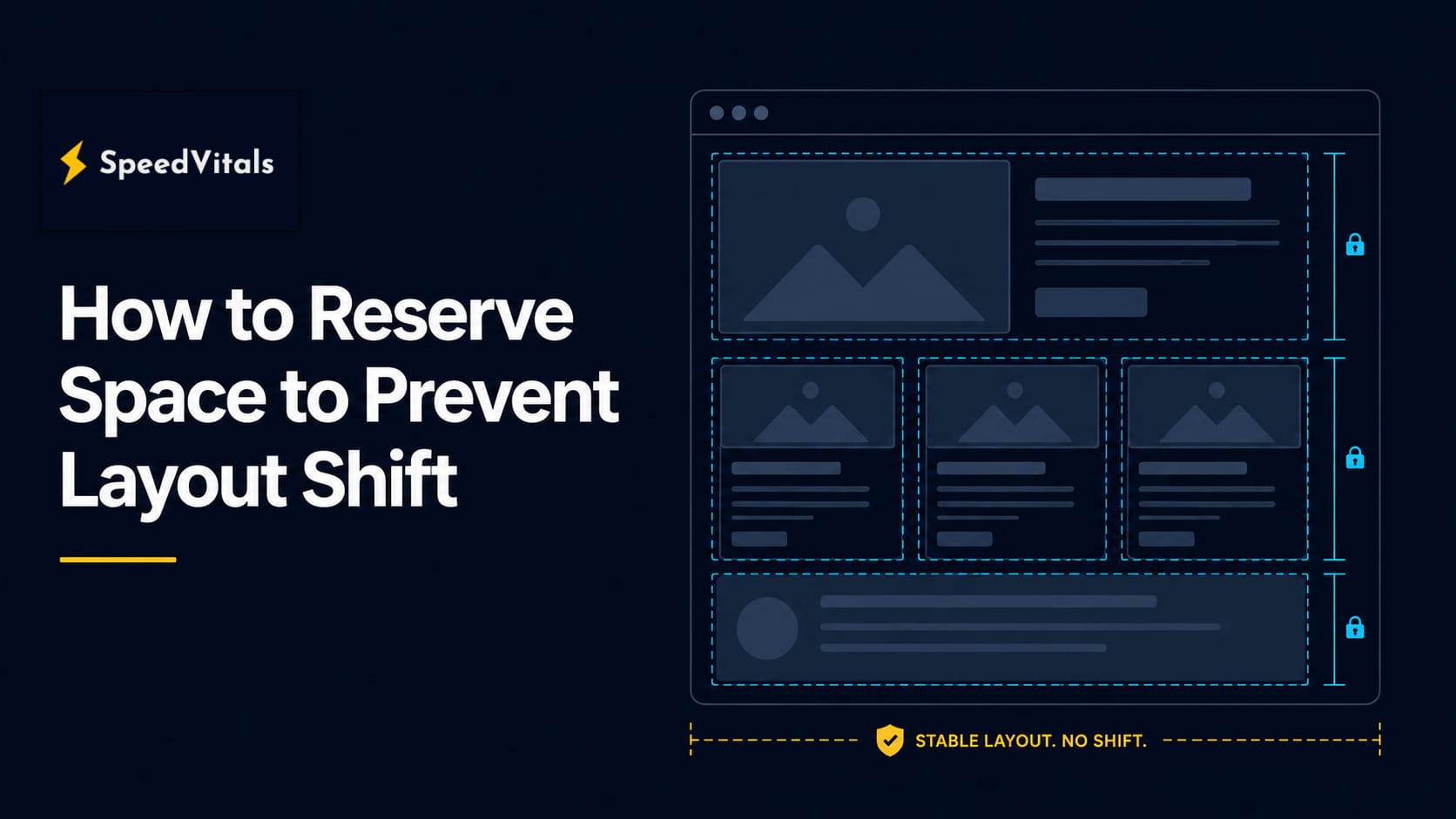 Reserve Space to Prevent CLS Header